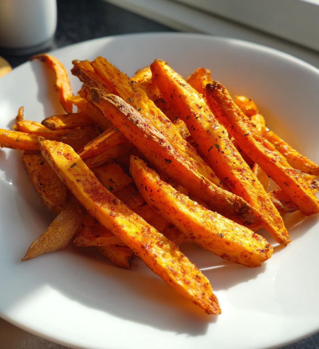 healthy air fryer sweet potato fries recipe - detail 1