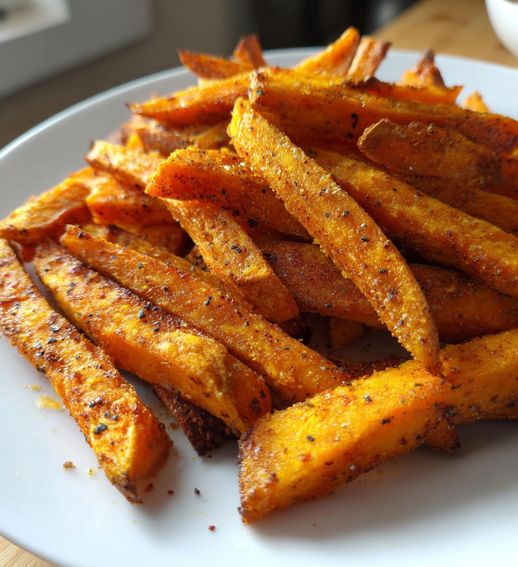healthy air fryer sweet potato fries recipe