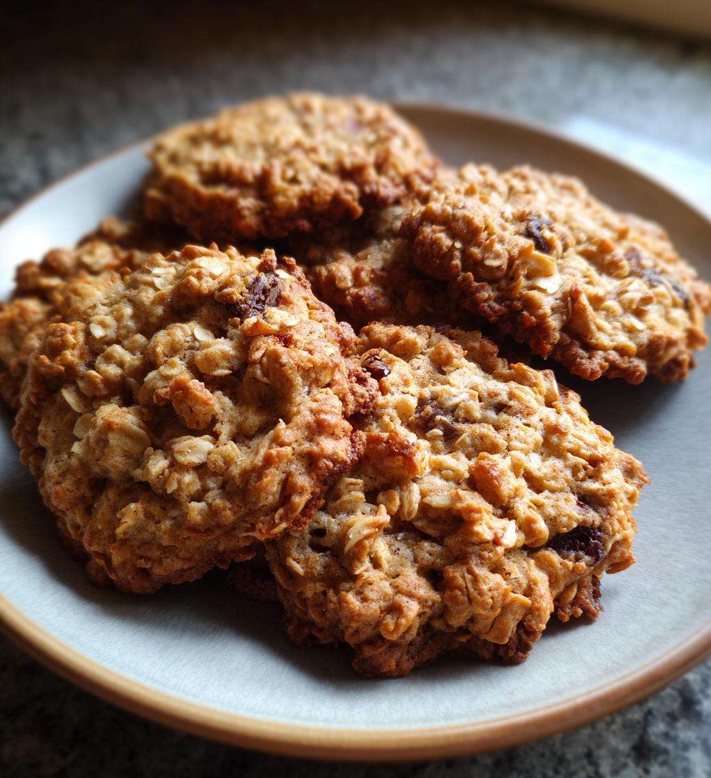 healthy oatmeal cookies - detail 1