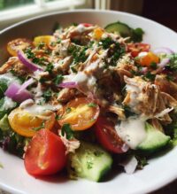 healthy ranch chicken salad