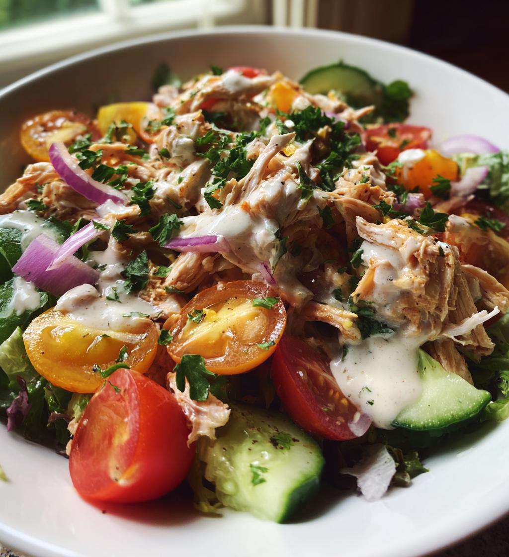 healthy ranch chicken salad