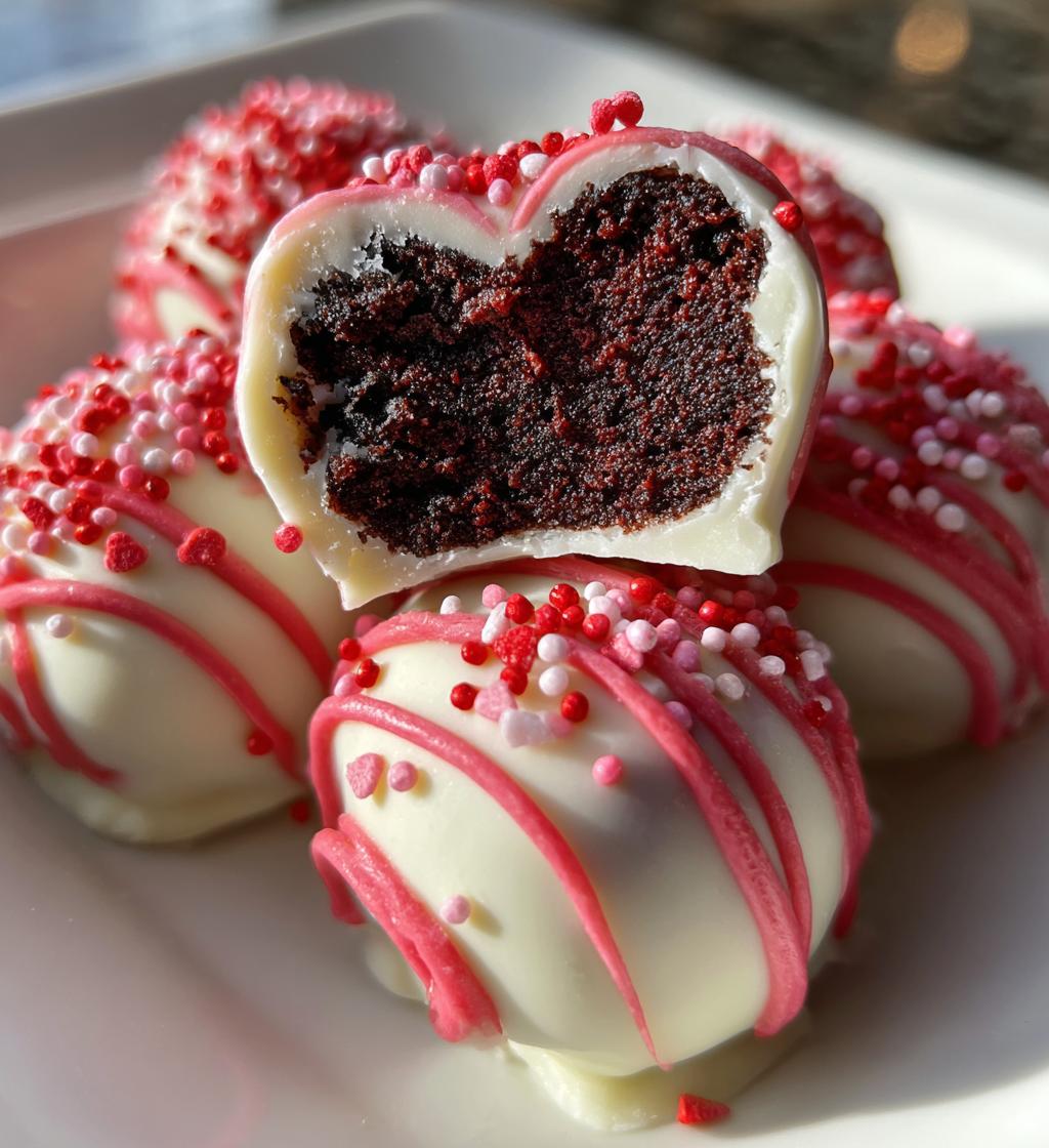 heart oreo balls