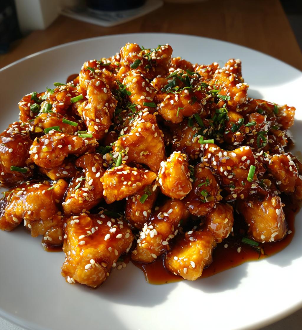 high protein sesame chicken - detail 1