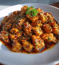 high protein sesame chicken