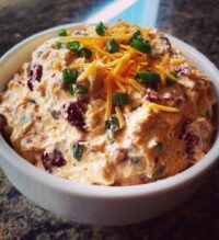 holiday cranberry jalapeno cream cheese dip