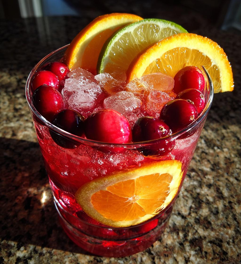 holly jolly christmas citrus cocktail - detail 1