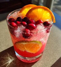 holly jolly christmas citrus cocktail