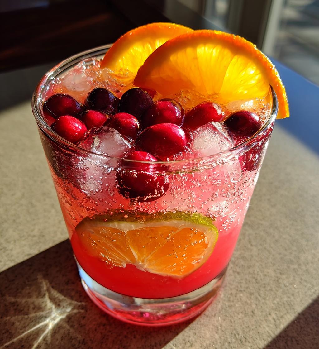 holly jolly christmas citrus cocktail