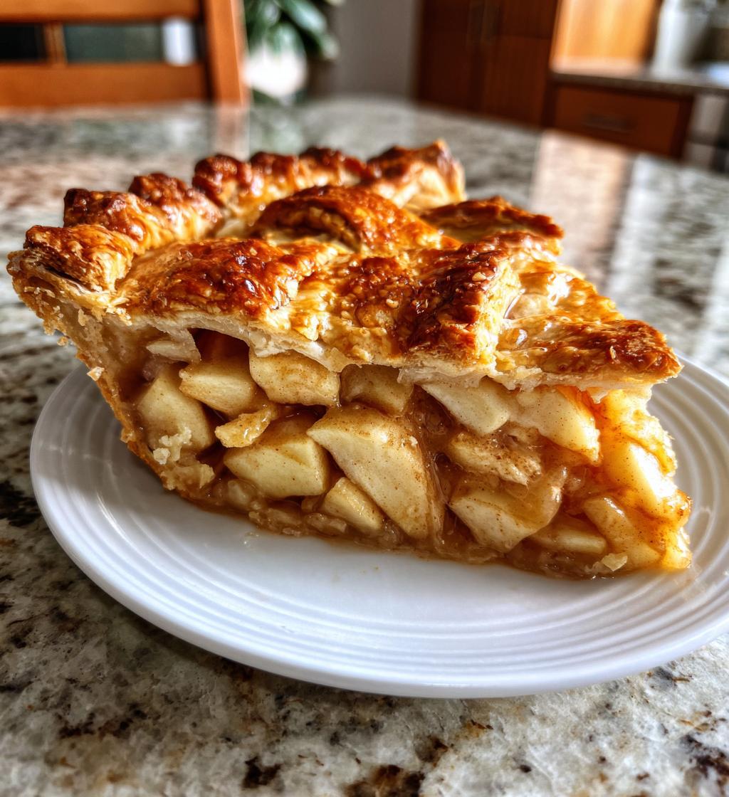 homemade apple pie