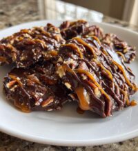 homemade chocolate turtles