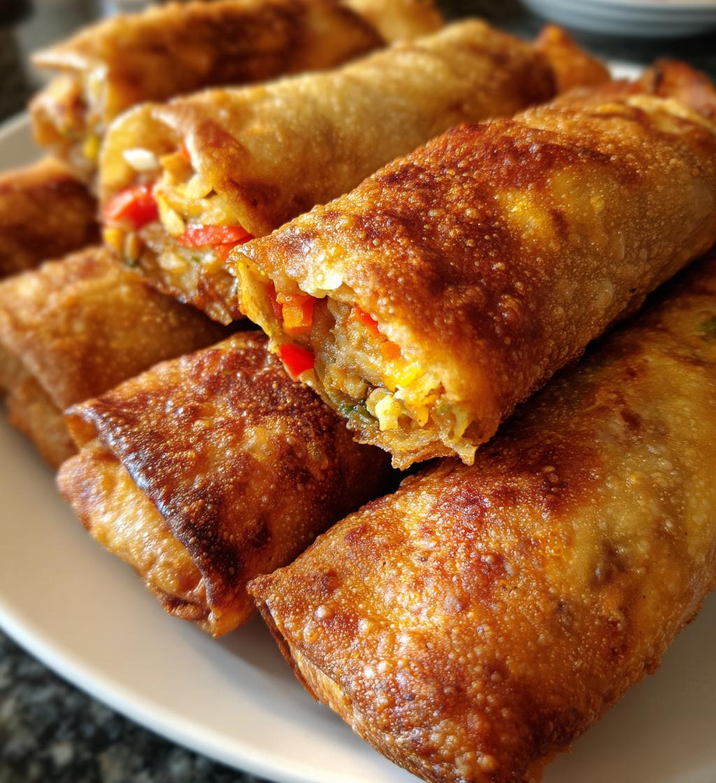 homemade egg rolls - detail 1