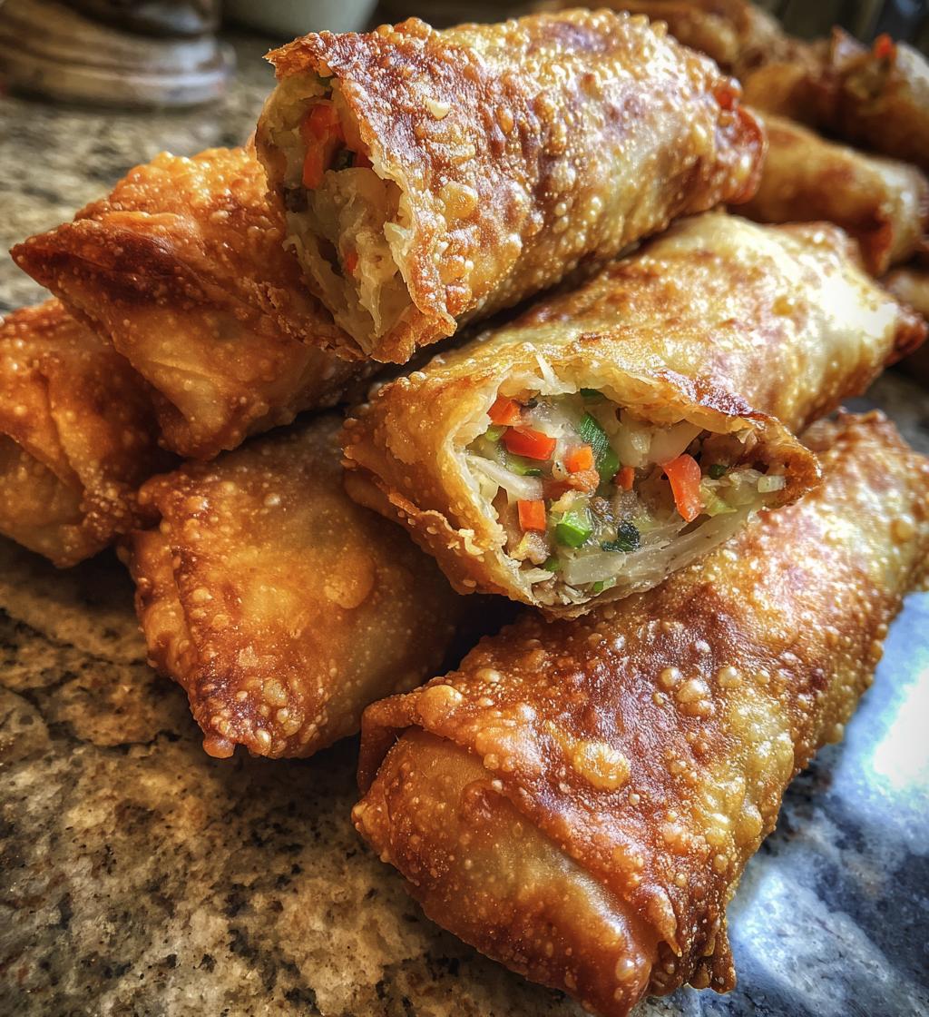 homemade egg rolls
