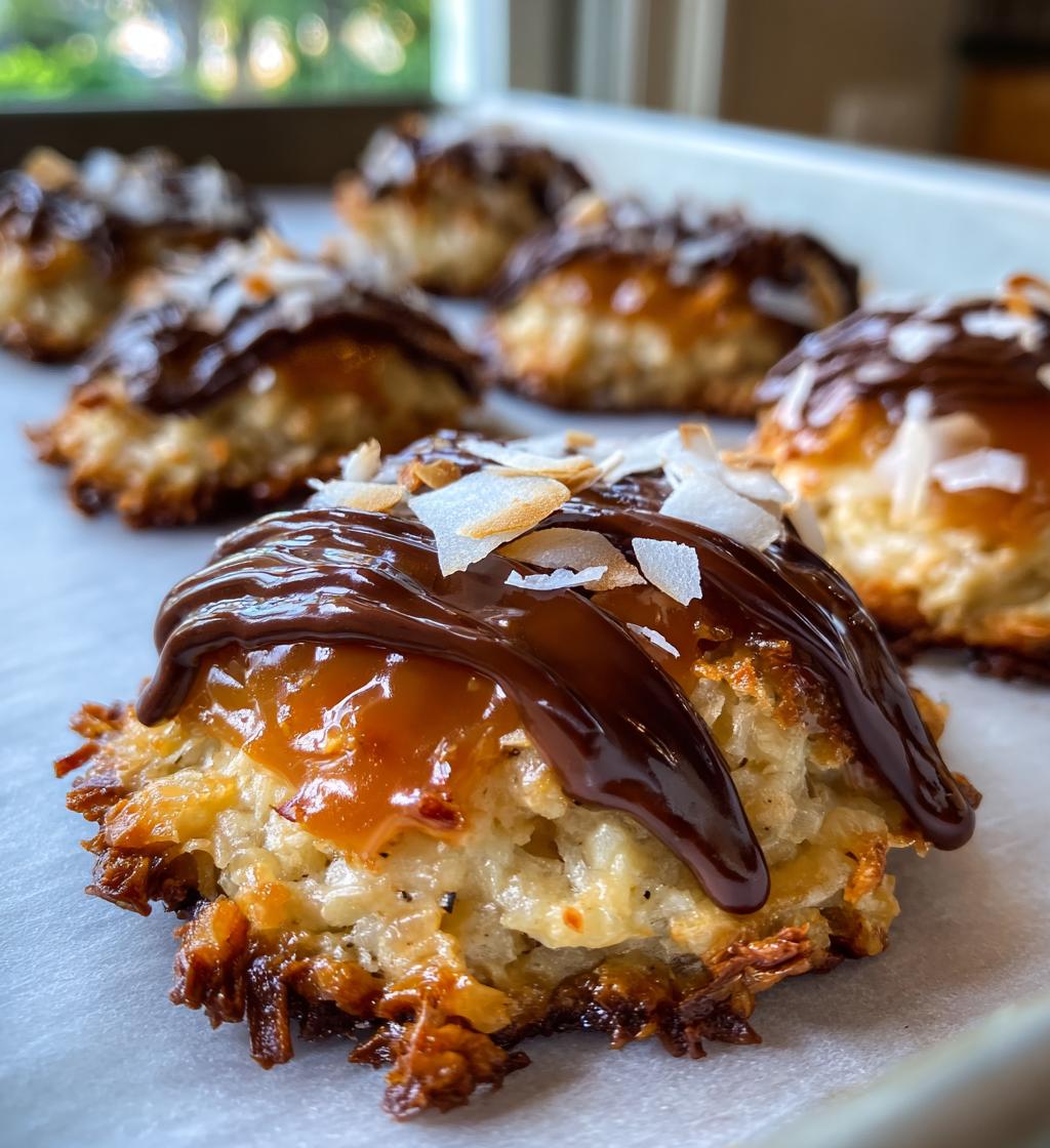 homemade samoas girl scout cookies