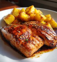 honey pineapple salmon