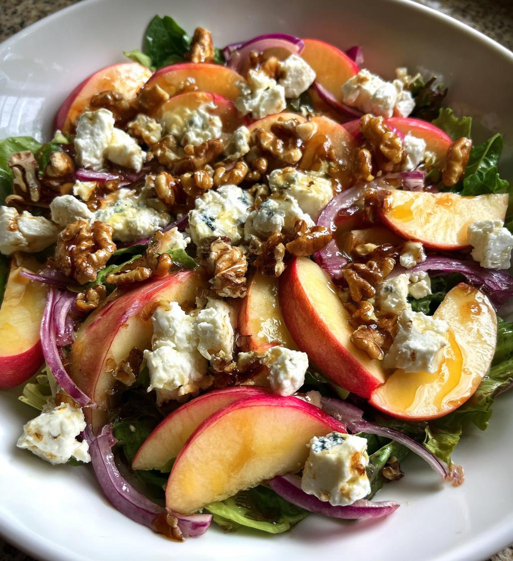 honeycrisp apple and feta salad - detail 1