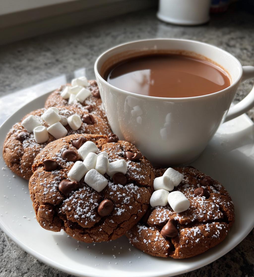 hot cocoa cookies - detail 1