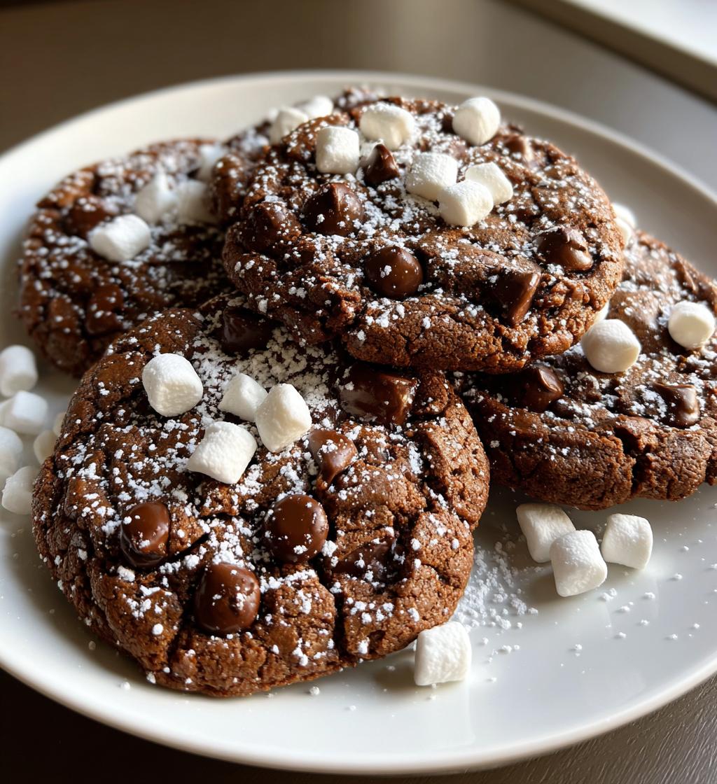 hot cocoa cookies