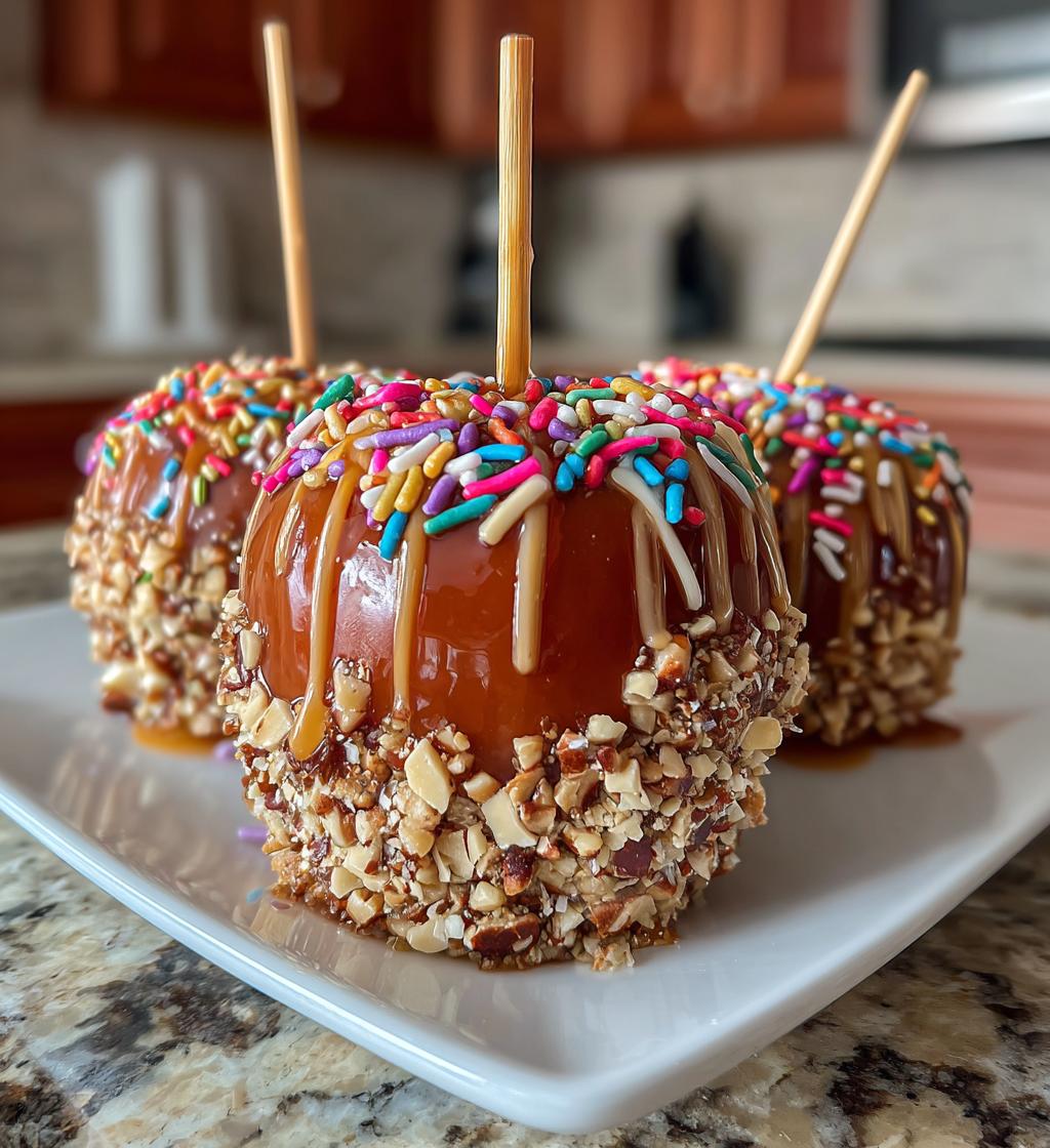 how to make gourmet caramel apples - detail 1