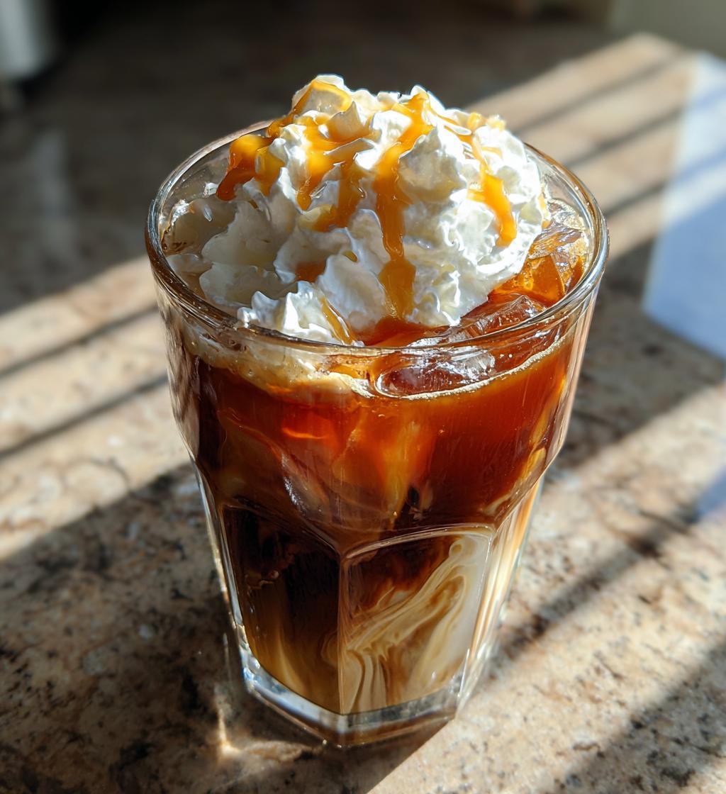 iced caramel latte - detail 1