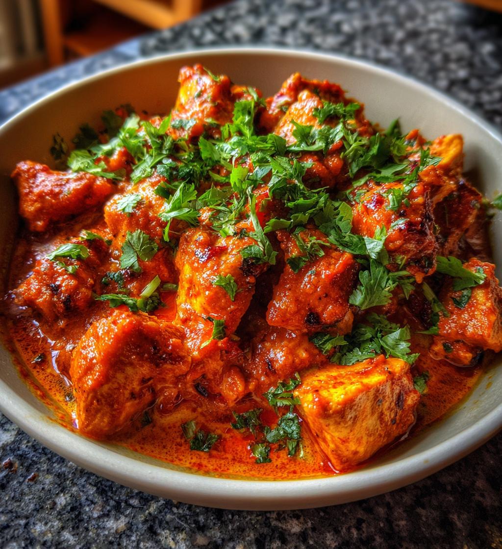 indian butter chicken - detail 1