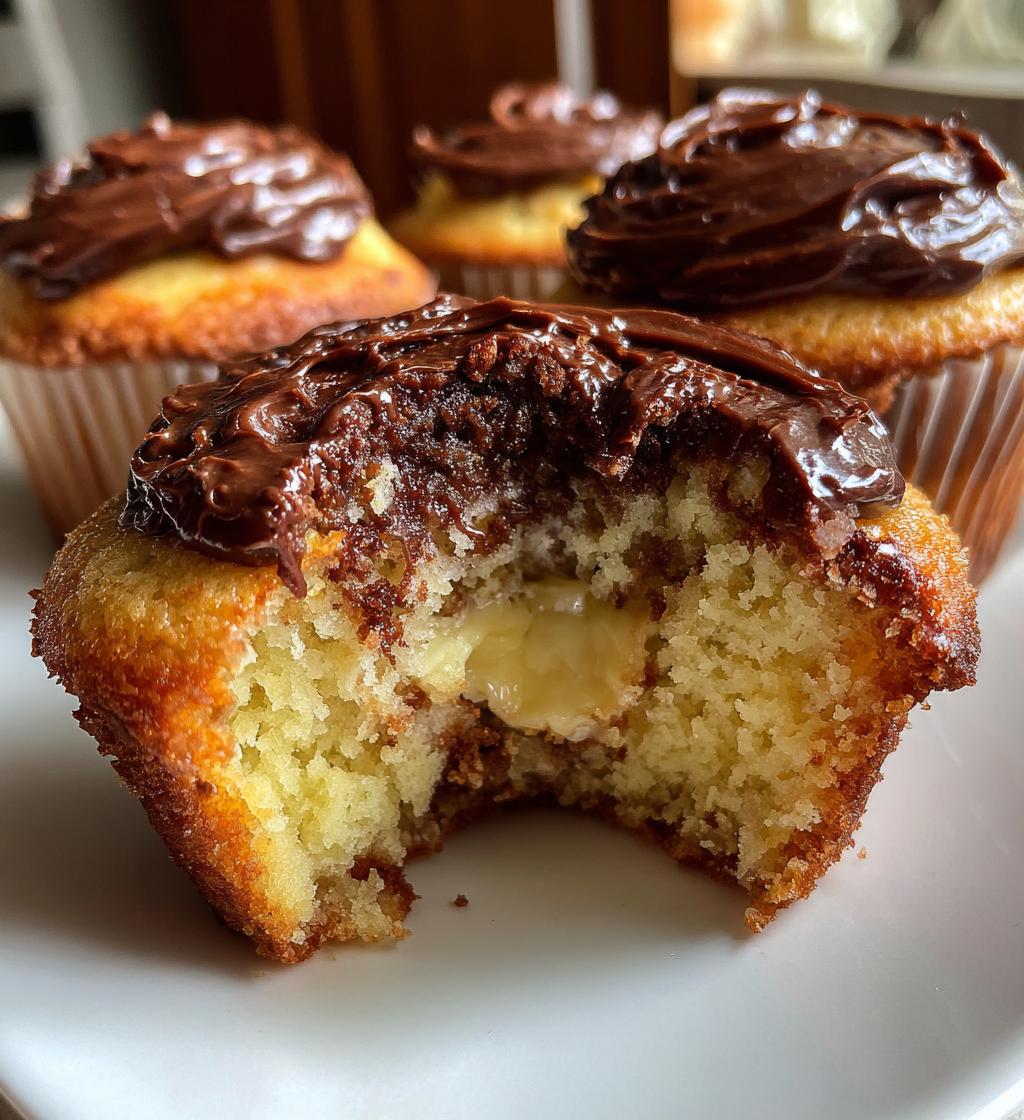 irresistible boston cream pie cupcakes - detail 1