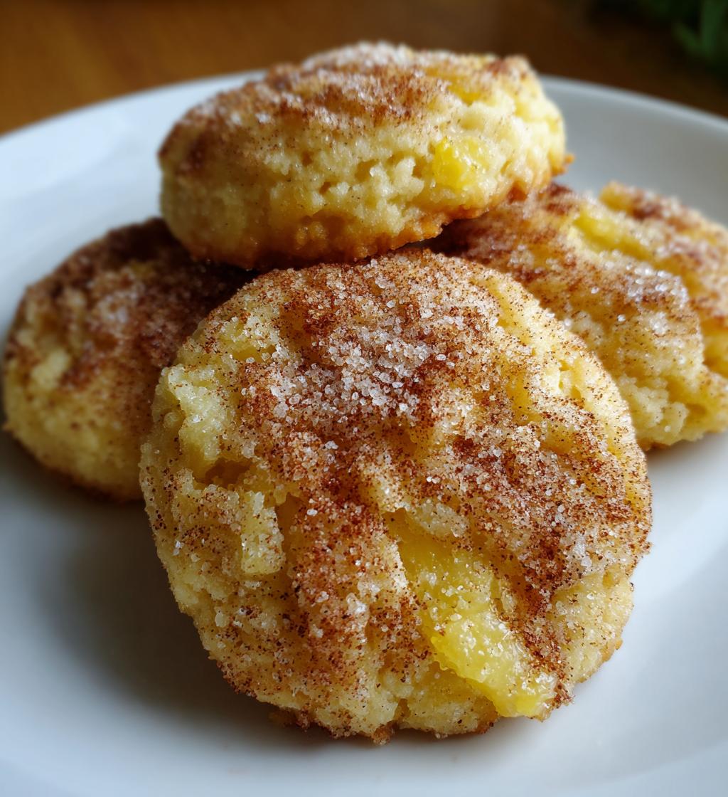 irresistible pineapple cinnamon sugar cookies - detail 1