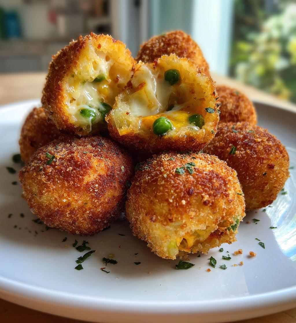 italian arancini crispy stuffed rice balls