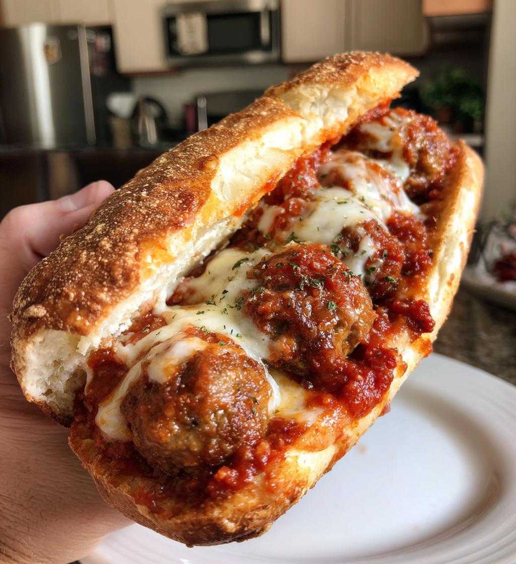italian meatball subs - detail 1