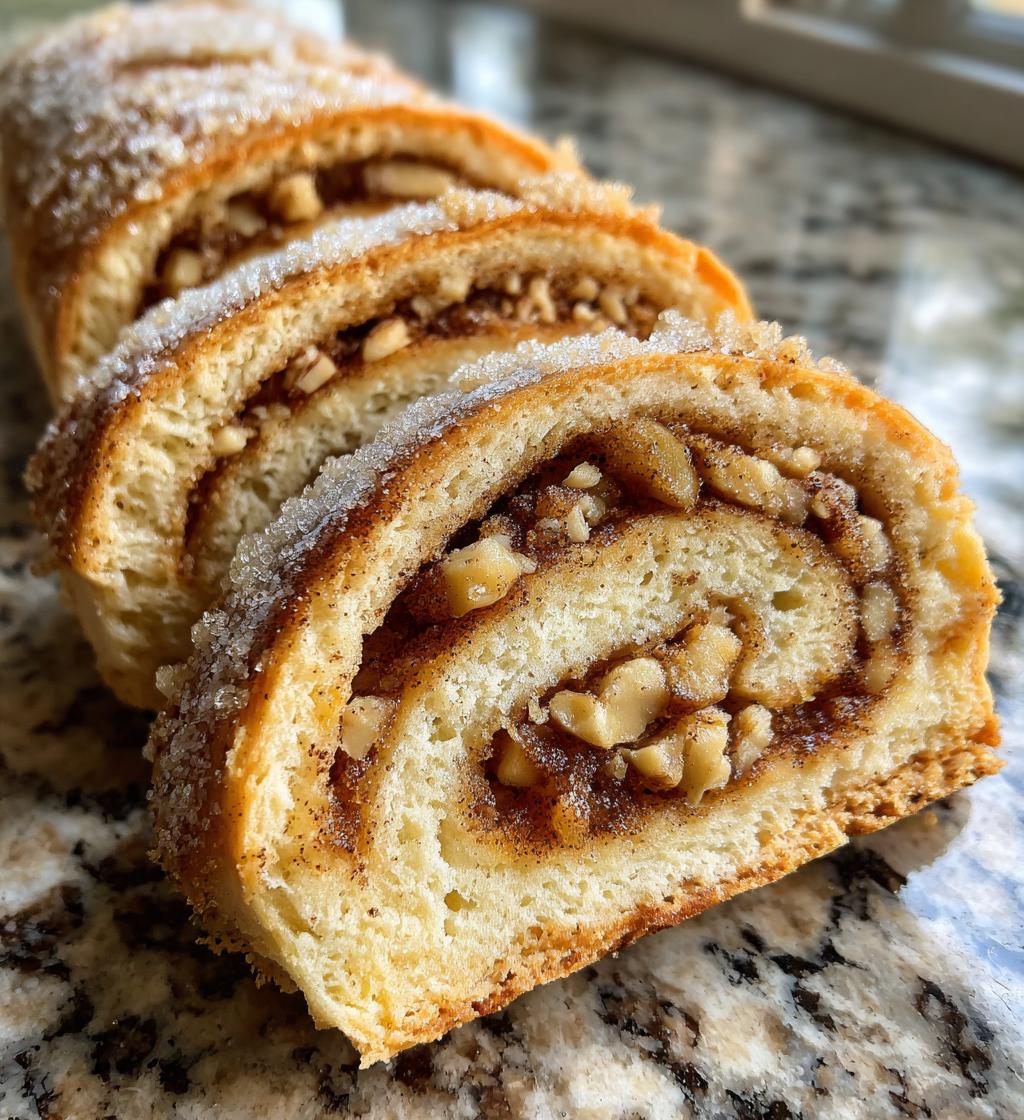 italian nut roll cookies - detail 1