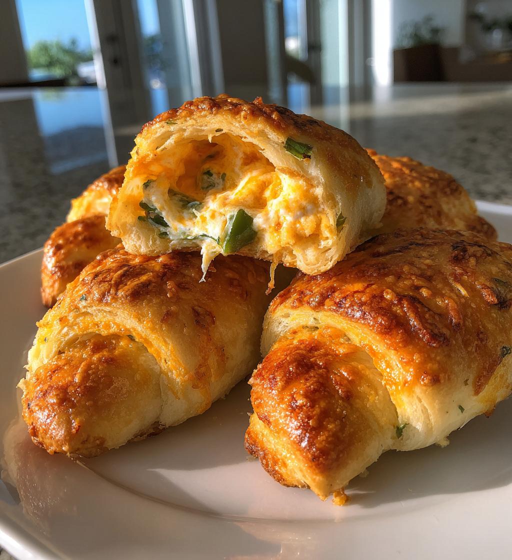 jalapeno popper crescent rolls - detail 1