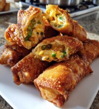 jalapeno popper egg rolls