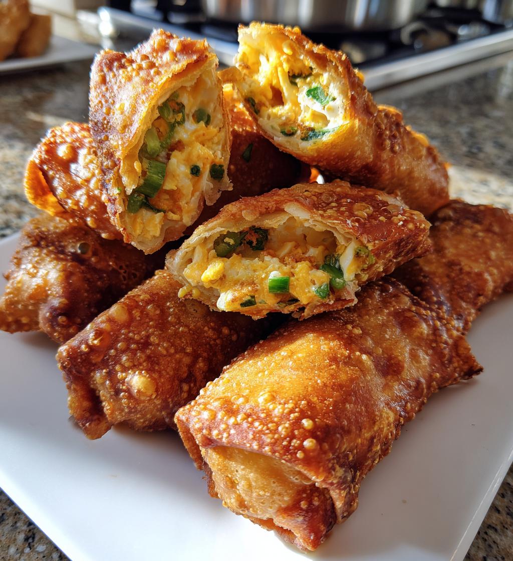 jalapeno popper egg rolls