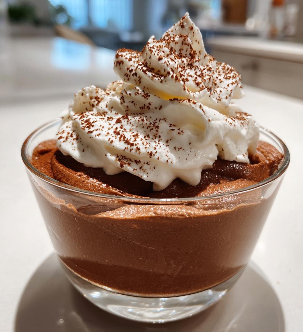keto chocolate mousse - detail 1