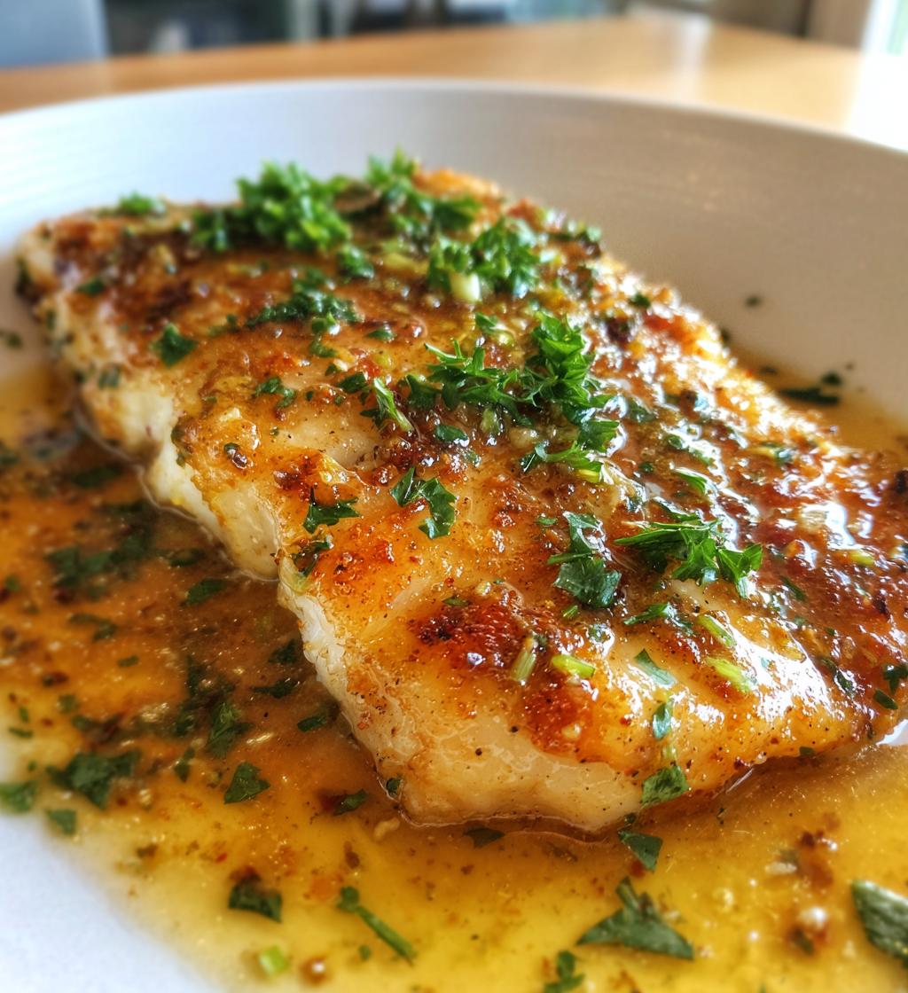 lemon butter fish fillet
