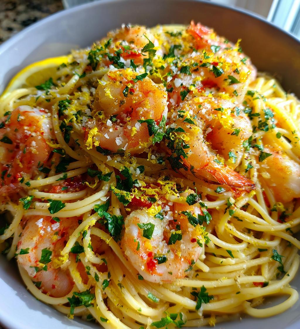 lemon shrimp pasta recipe