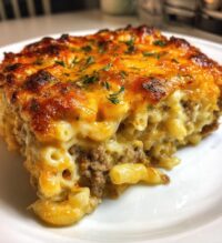 mac and cheese meatloaf casserole