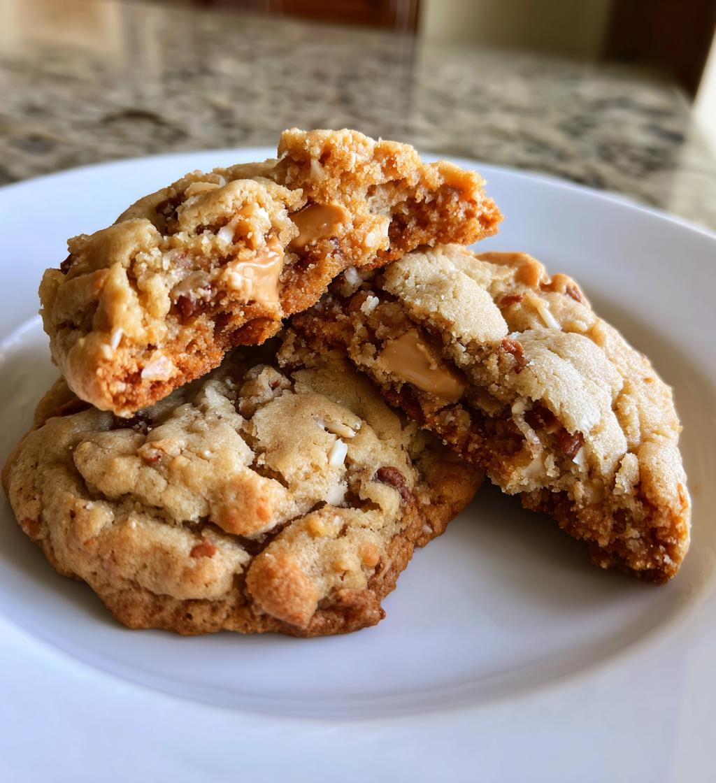 magic 7 layer butterscotch chip cookies - detail 1