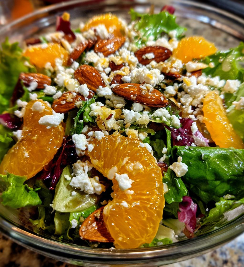 mandarin orange salad - detail 1