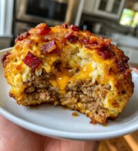 maple bacon cheeseburger bomb