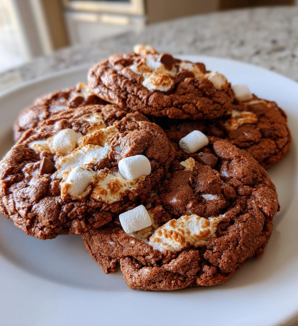 marshmallow surprise hot cocoa cookies