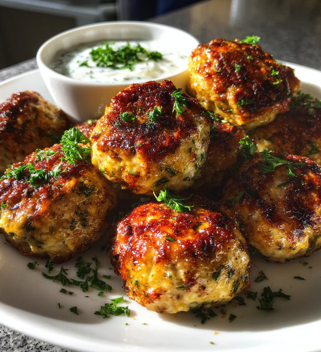 mediterranean chicken meatballs recipe