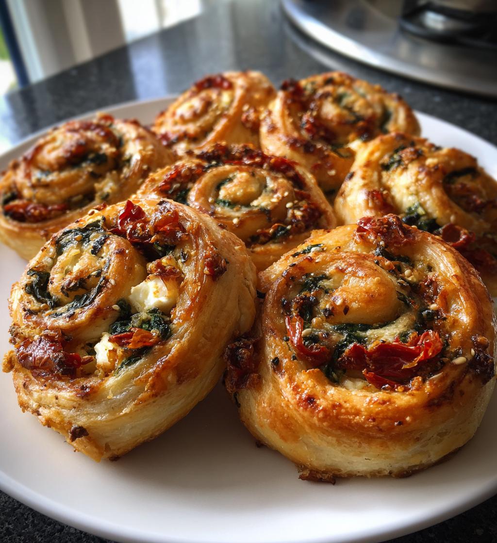 mediterranean pastry pinwheels - detail 1