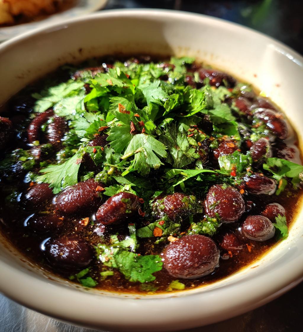 mexican black beans - detail 1