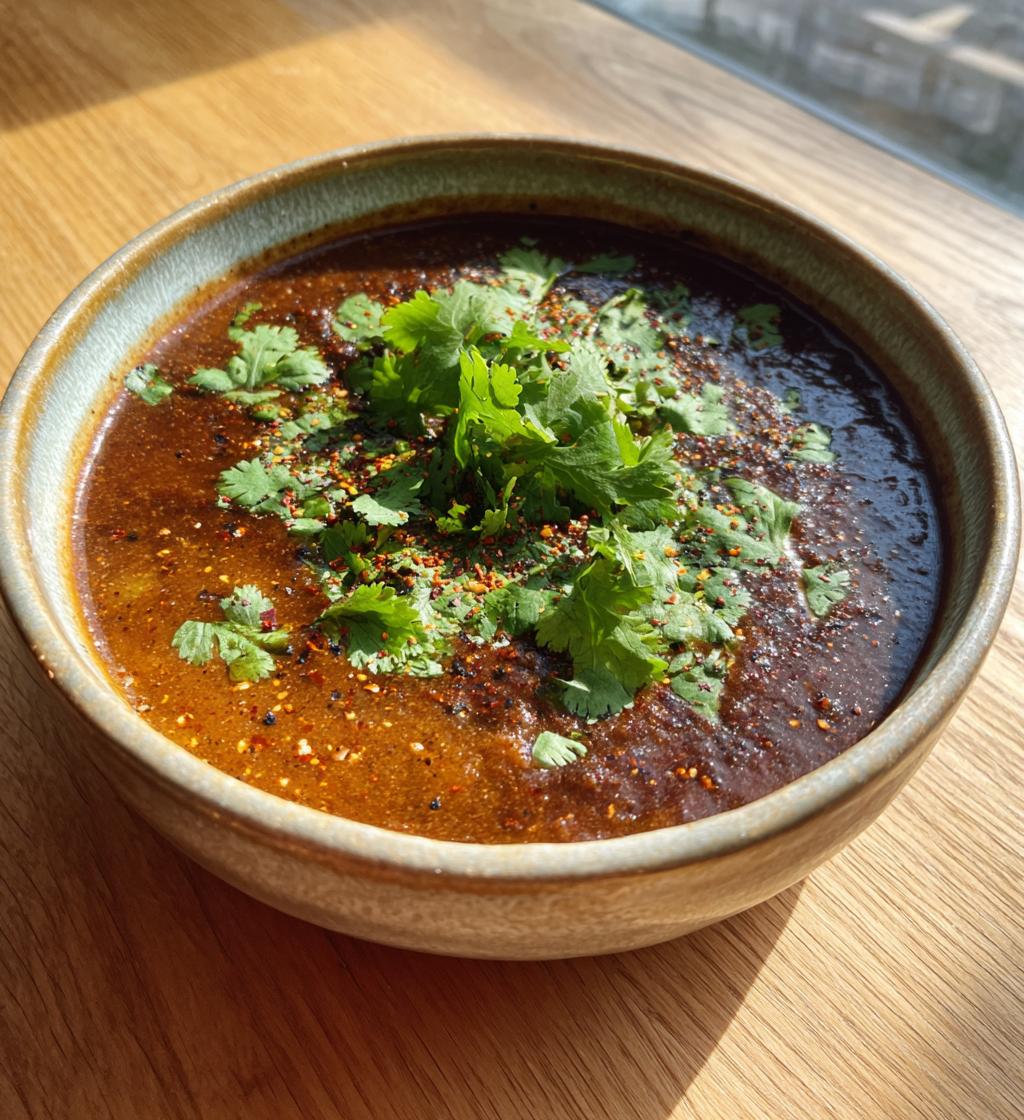 mexican style black bean soup - detail 1