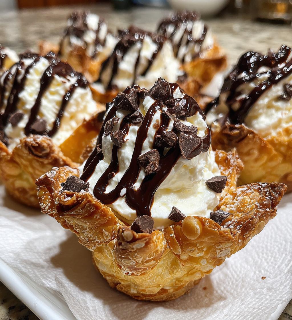 mini cannoli cups - detail 1