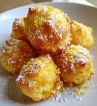 mini lemon drop cakes
