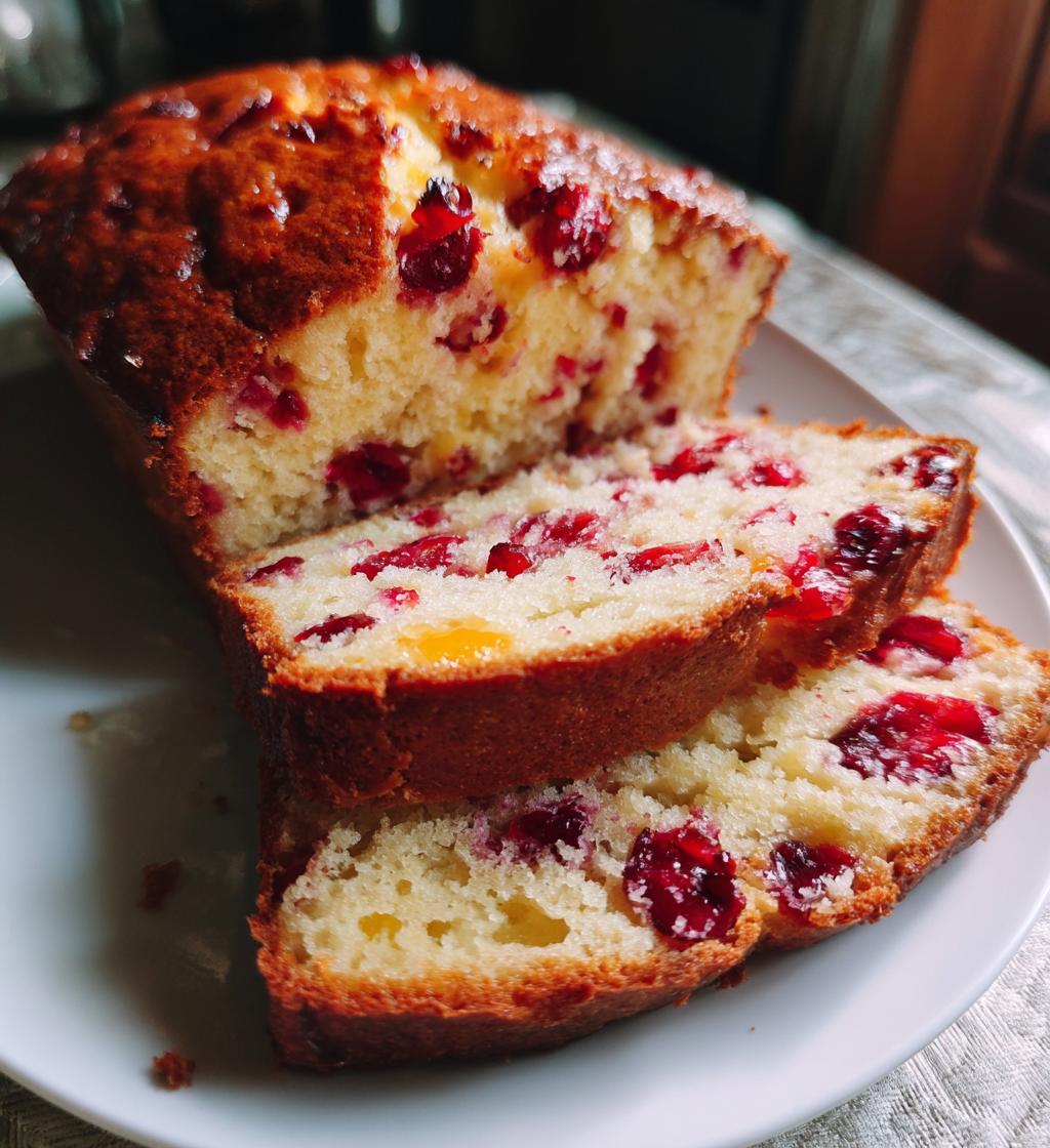 moist orange cranberry bread