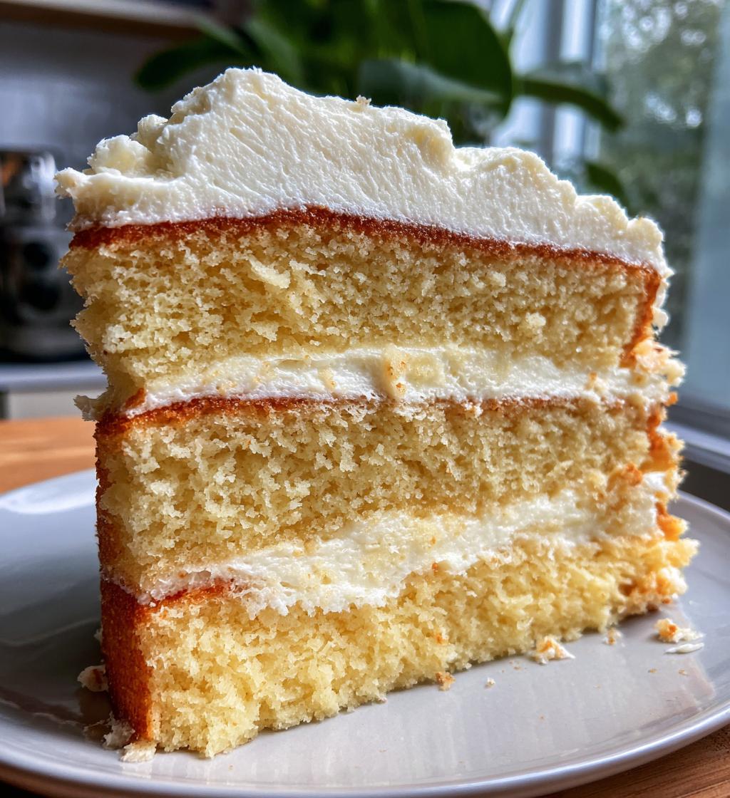 moist vanilla layer cake