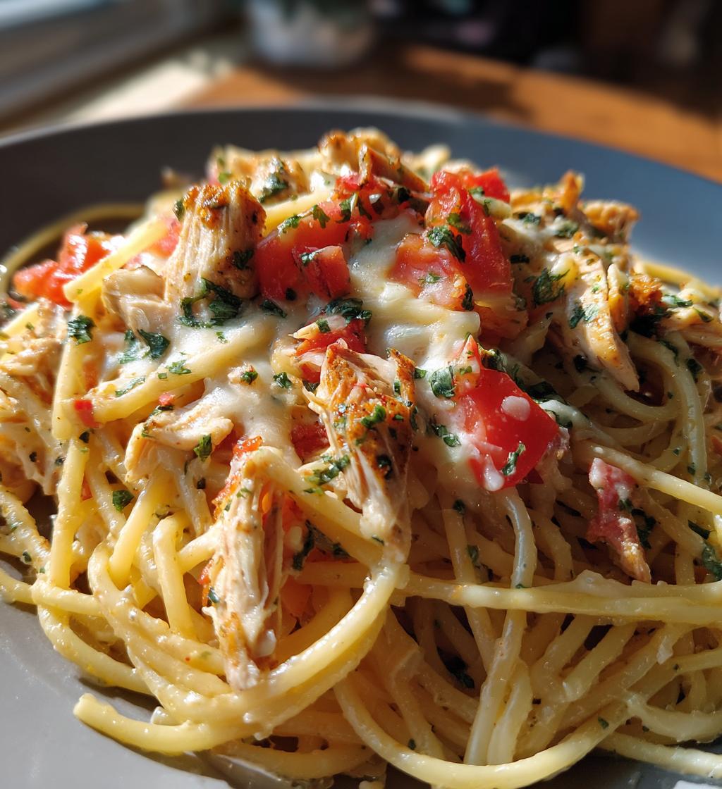 monterey chicken spaghetti 2 - detail 1