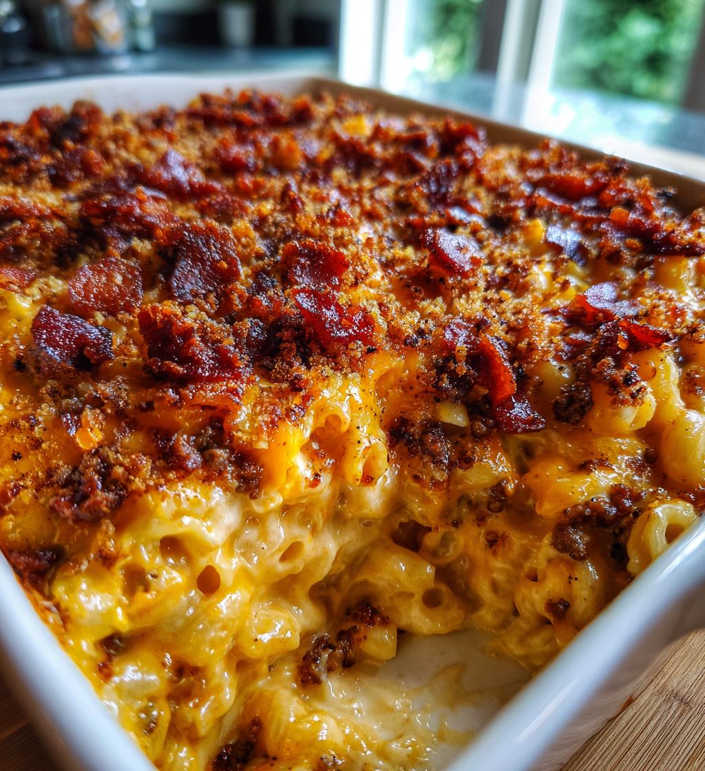 must try bbq bacon cheeseburger mac n cheese casserole